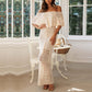 ☀️Summer Hot Sale 50% OFF❤️Women's Elegant Off-Shoulder Maxi Dress