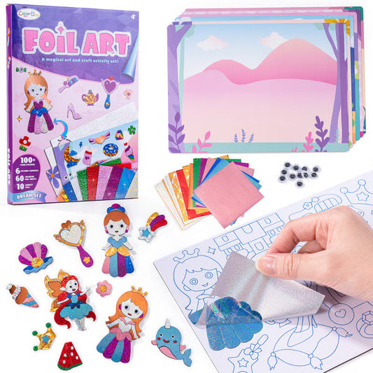 🎁Time-limited Special✴️🎨Children's Creative Fun Foil Art Set