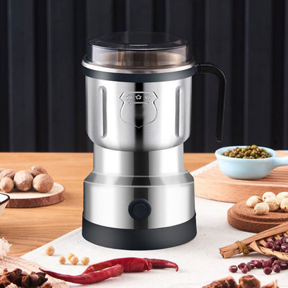 ⏰Limited Offer 50% OFF!🌶️⚡Multifunctional Electric Grinder – Stainless Steel Blades, One-Touch Grinding – Perfect for Spices, Coffee, Herbs & Nuts ✨