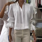 ☀️Summer Hot Sale 50% OFF🌼Graceful Ruffle Sleeve Shirt With Pleats