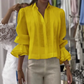☀️Summer Hot Sale 50% OFF🌼Graceful Ruffle Sleeve Shirt With Pleats