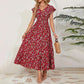 💃2025 Limited Time Sale - 50% OFF☀️Flowy V-Neck Floral Maxi Dress