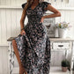 💃2025 Limited Time Sale - 50% OFF☀️Flowy V-Neck Floral Maxi Dress