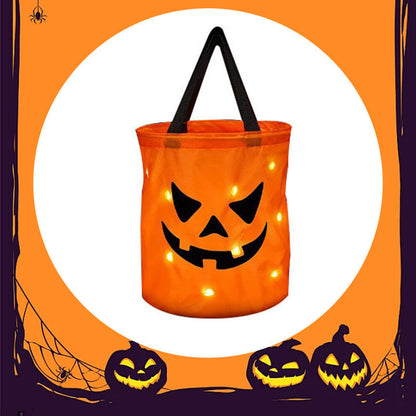 🎃Hot Sale 49% Off🔥Halloween Glowing Pumpkin Candy Handbag