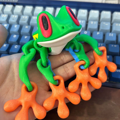🎁Halloween promotion 50% OFF💓3D Printed Magnetic Glow-in-the-dark Frog Toy🐸🐸