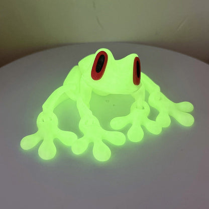 🎁Halloween promotion 50% OFF💓3D Printed Magnetic Glow-in-the-dark Frog Toy🐸🐸