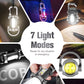 USB-C Rechargeable Keychain Flashlight | 500 Lumens EDC Mini Light, IPX6 Waterproof