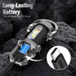 USB-C Rechargeable Keychain Flashlight | 500 Lumens EDC Mini Light, IPX6 Waterproof