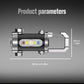 USB-C Rechargeable Keychain Flashlight | 500 Lumens EDC Mini Light, IPX6 Waterproof