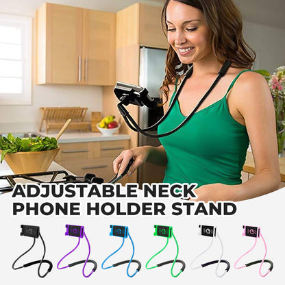 💥 50% OFF! 📱 Adjustable Neck Phone Holder Stand – Hands-Free & Comfortable Viewing ✨