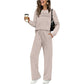 🥳2026 HOT SALE🥳💞50K+ SOLD!✨Women's Crew Neck Top & Drawstring Pants Set