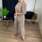 🎁Christmas Sale 50% Off🍁Elegant Longline Cardigan & Top & Pants 3-Pieces Set