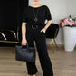 🎁Christmas Sale 50% Off🍁Elegant Longline Cardigan & Top & Pants 3-Pieces Set