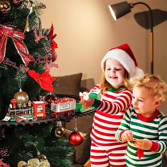 🎁Christmas Sale 49% OFF🎅🎄[Best Gift For Kids] Electric Christmas Train Toy Set