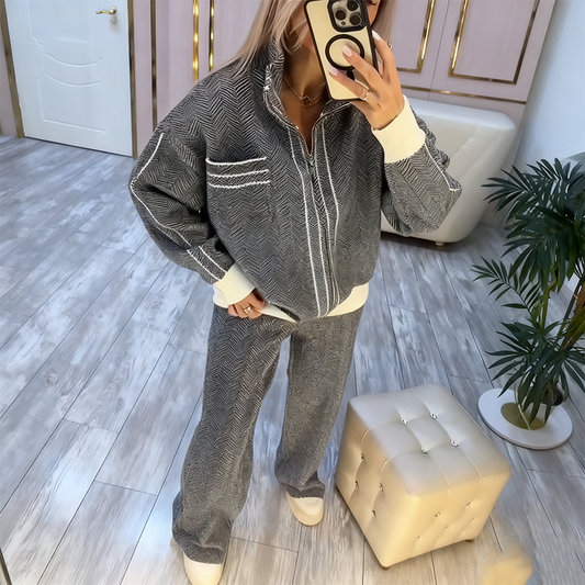 ⏳Limited time 50% discount⏰ Women's stylish jacket & pants – 2-piece set 🧥👖
