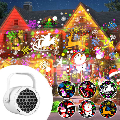 🎁🔥Best Christmas Gift-Up to 70% OFF🎅16-Pattern USB Christmas Projector Light
