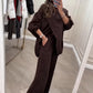 🎁LAST DAY SALE 50% OFF💃💓Women's 2-Piece Oversized Sweater & Pants Set