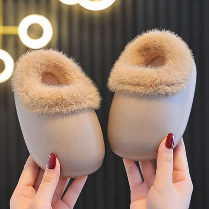🎁🎄Christmas Sales 60% OFF🧒👧Toddler Warm Waterproof Anti-Slip Full-Heel Slippers🎅