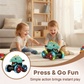 🎅🦖2025 Hot Sale 50% OFF🔥Press & Go Dinosaur Toy Car with Lights