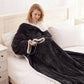 🎁🎅Christmas Special Sale - 50% OFF💝Flannel Wearable Heated Blanket with Sleeves