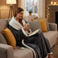 🎁🎅Christmas Special Sale - 50% OFF💝Flannel Wearable Heated Blanket with Sleeves