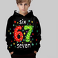 🎁🎅Christmas Sale 70% OFF🎄Kids' "67" Graphic Christmas Pullover Hoodies🌟👦