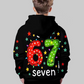 🎁🎅Christmas Sale 70% OFF🎄Kids' "67" Graphic Christmas Pullover Hoodies🌟👦