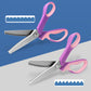 🥳2026 TOP PICK🥳 Pinking Shears Scissors – Stainless Steel, Ergonomic Cushioned Handles – Perfect for Sewing, Quilting & Scrapbooking! 🧵💨1