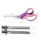 🥳2026 TOP PICK🥳 Pinking Shears Scissors – Stainless Steel, Ergonomic Cushioned Handles – Perfect for Sewing, Quilting & Scrapbooking! 🧵💨1