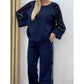 ⏳Limited-time 50% off💓Women's Sequin Spliced Sweatshirt & Pants Set