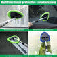 Extendable Windshield Cleaning Tool – 180° Rotating Head Car Window Cleaner with Non-Slip Grip & 4 Reusable Washable Microfiber Pads, Streak-Free Interior Glass Cleaning Kit