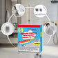 🔥Powerful Cleaning Effervescent Tablets for Pipe, Fast Dissolve Hair Grease Clogs, Deodorizing Antibacterial Pipe Cleaner for Sink Toilet Floor Drain