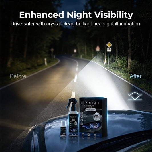 ⏳LAST DAY SALE 50%🔥Professional Car Headlight Restoration Kit