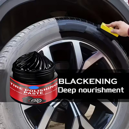 🚗LAST DAY BUY 1 GET 1 FREE! ✨ Car Tire & Plastic Trim Renewal Paste – Restores Shine, Prevents Cracking & Easy Application 🛞1