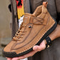 🔥HANDMADE 🔥👞Men's PU Leather Casual Shoes — Pain Be Gone!