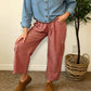 ⚡50K+ SOLD!⚡Women's Gingham Drawstring Wide-Leg Pants