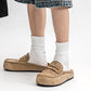 👞 50% OFF NOW! ✨ Suede Backless Loafer Mules – Slip-On & Breathable – Soft Microfiber & Rubber Sole – Casual Comfort 🚶‍♂️