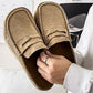 👞 50% OFF NOW! ✨ Suede Backless Loafer Mules – Slip-On & Breathable – Soft Microfiber & Rubber Sole – Casual Comfort 🚶‍♂️