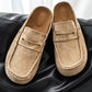 👞 50% OFF NOW! ✨ Suede Backless Loafer Mules – Slip-On & Breathable – Soft Microfiber & Rubber Sole – Casual Comfort 🚶‍♂️