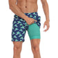 📢📢40% OFF !! ⏰Men's 2-in-1 Comfort-Lined Shorts