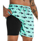 📢📢40% OFF !! ⏰Men's 2-in-1 Comfort-Lined Shorts