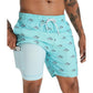 📢📢40% OFF !! ⏰Men's 2-in-1 Comfort-Lined Shorts