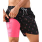 📢📢40% OFF !! ⏰Men's 2-in-1 Comfort-Lined Shorts