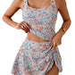 🩱Summer Hot Sale 50% OFF💃Women's Two Piece Tummy Control Tie Knot Swimsuit