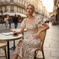 🌈2026 Summer Hot Sale 50% OFF!✨Square Neck Floral Midi Dress – Smocked Bodice, Flowy Tiered Skirt, Romantic 🌸1