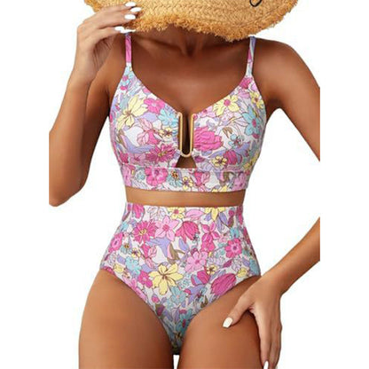 Women's High-Waisted U-Bar Bikini Set