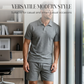 Men's Short Sleeve & Shorts 2-Piece Set