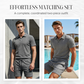 Men's Short Sleeve & Shorts 2-Piece Set