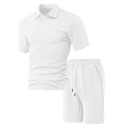 Men's Short Sleeve & Shorts 2-Piece Set