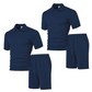 Men's Short Sleeve & Shorts 2-Piece Set